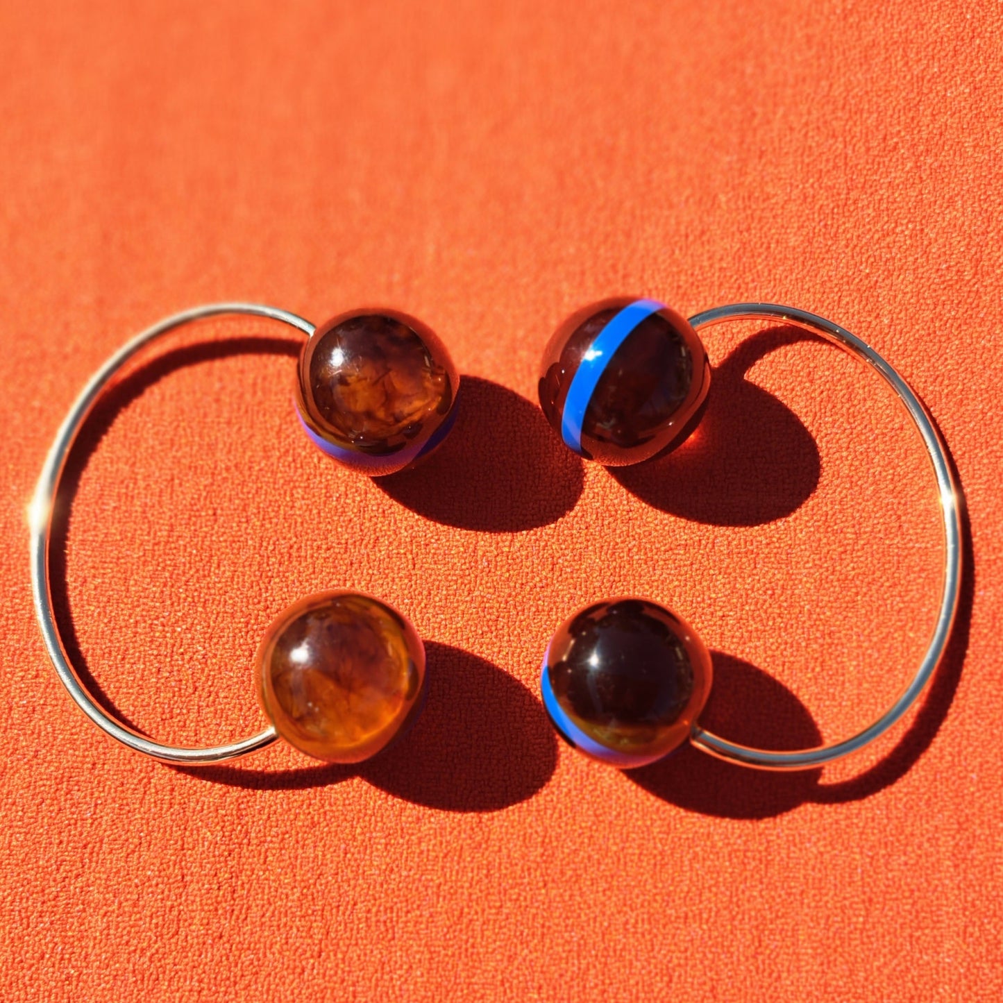 Bracelets Vintage Design Audacieux & Boules Ambrées