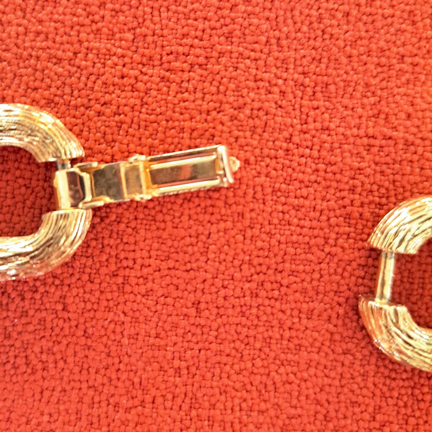 Ras-de-cou Vintage à Larges Maillons Dorés Années 70-80