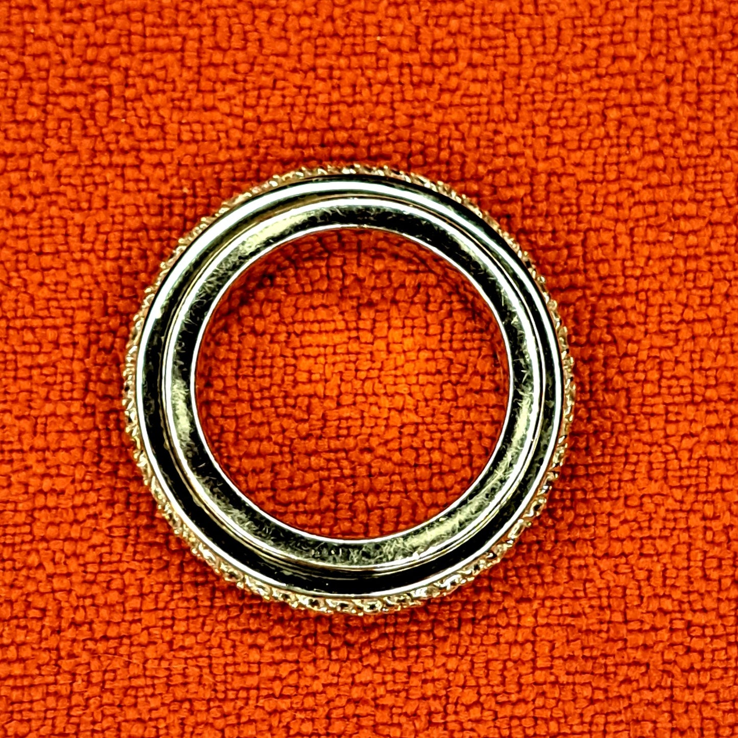 Bague Tournante en Argent 925 & Strass