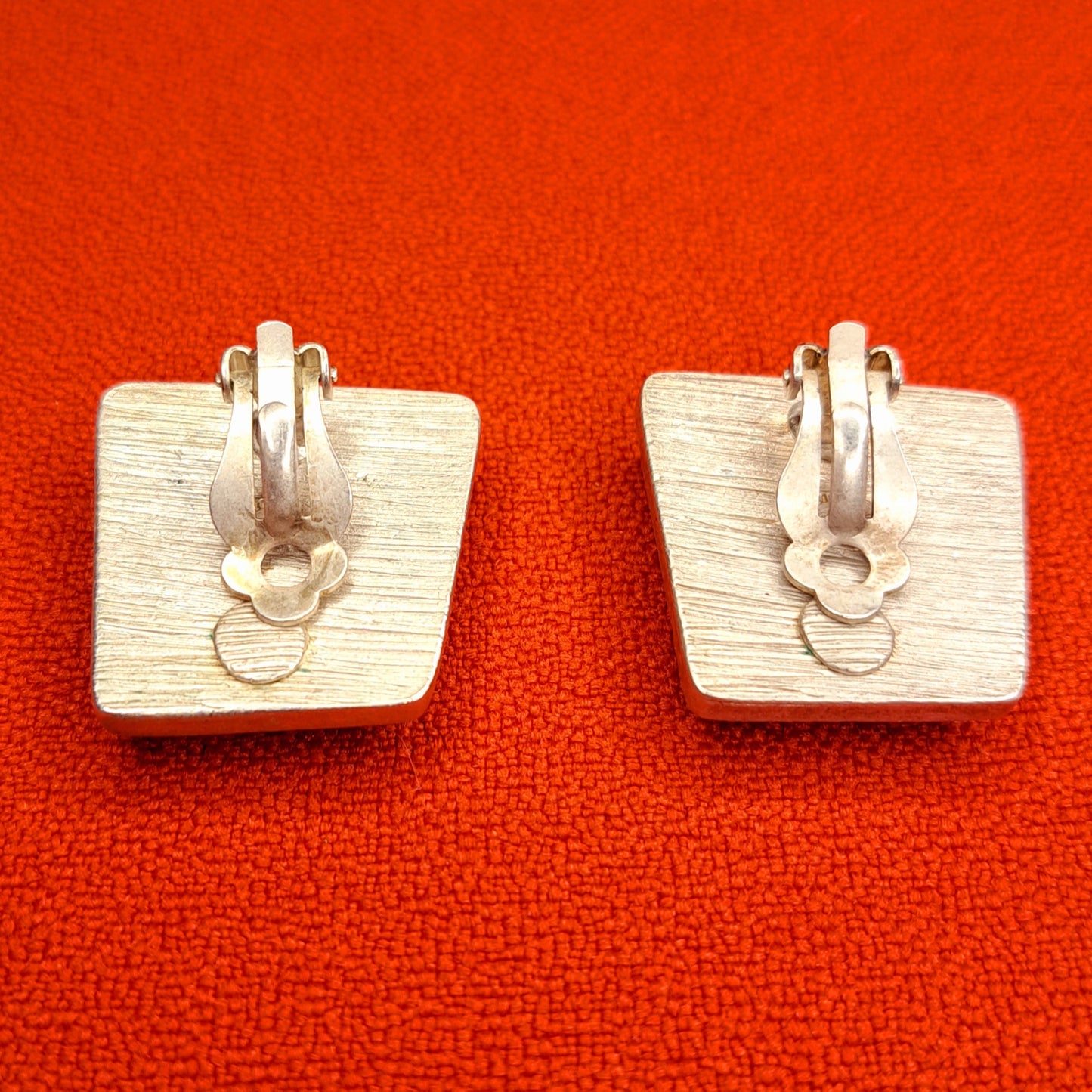 Clips d'Oreilles Trapèze Ambrées par SKALLI Paris