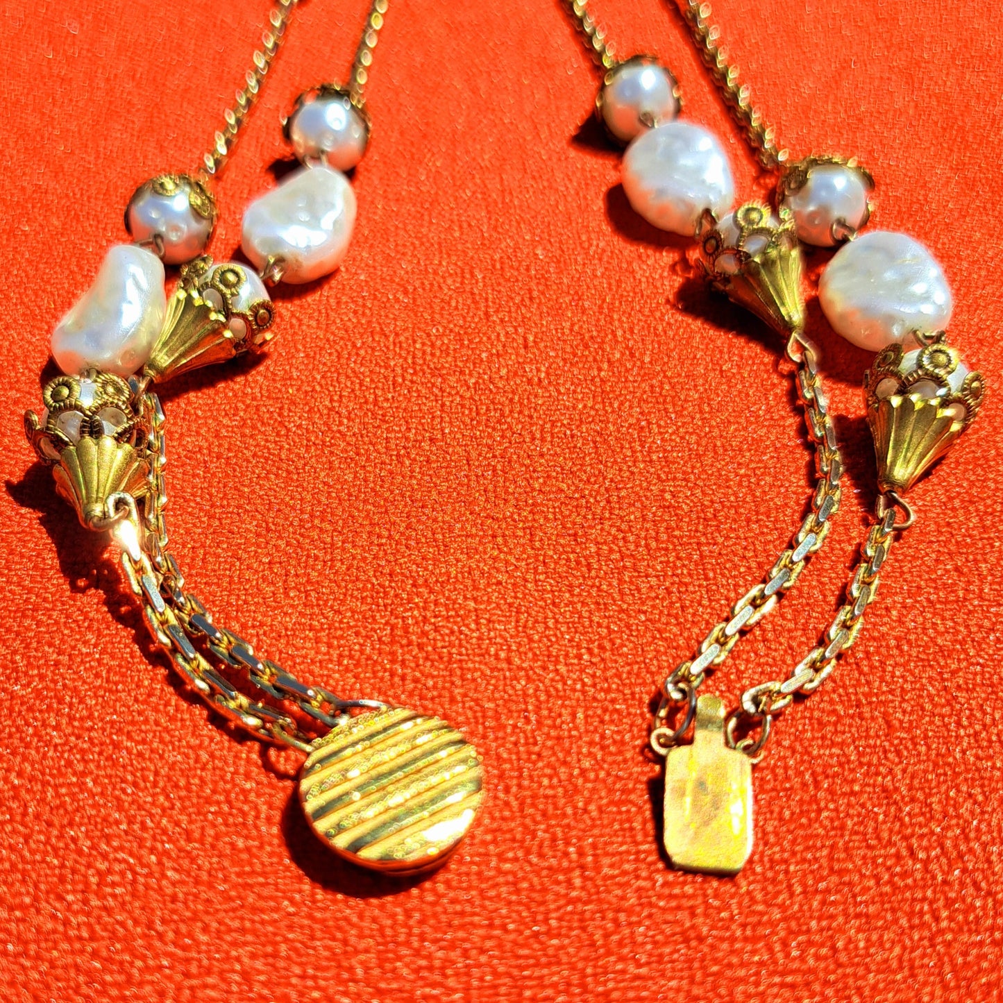 Sautoir de Perles Double Rang Baroque