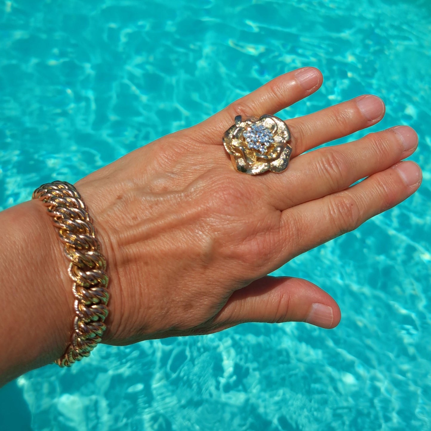 Bracelet Gourmette Signé "Excellence"