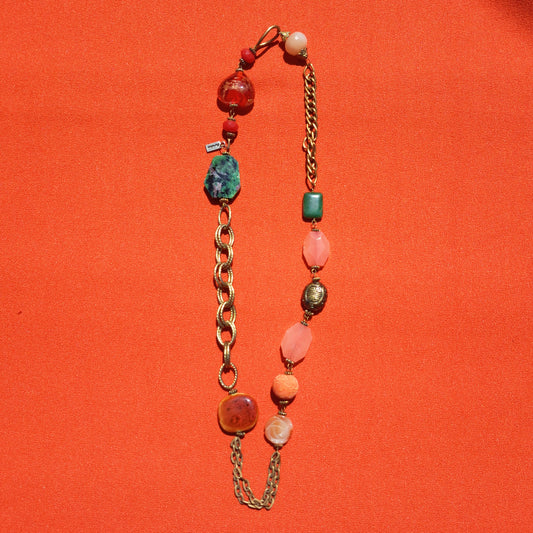 Collier "Caroline" Vintage Pièce Rare et Audacieuse Années 70/80