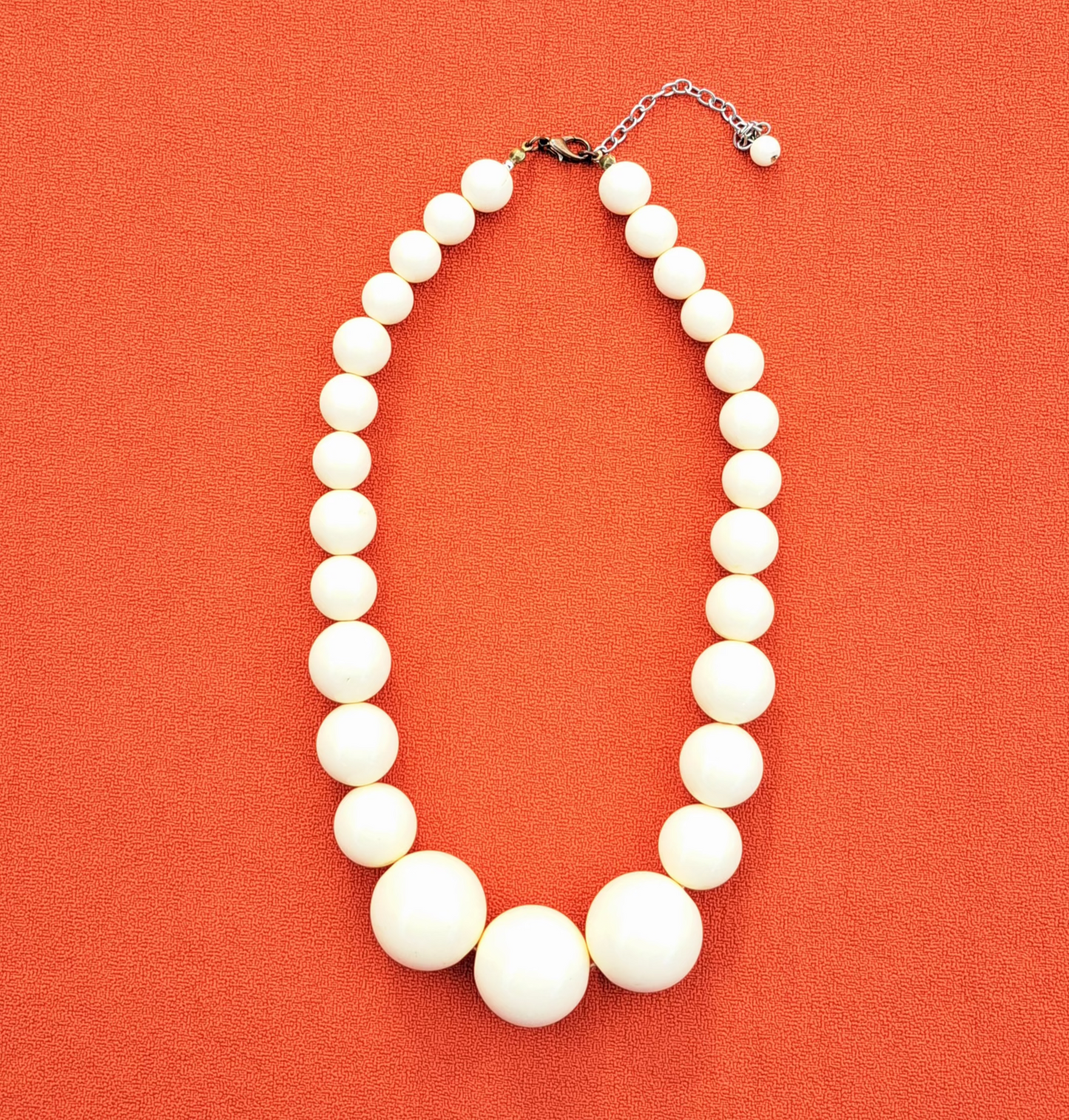 Collier de Perles Crème Vintage à Gradation