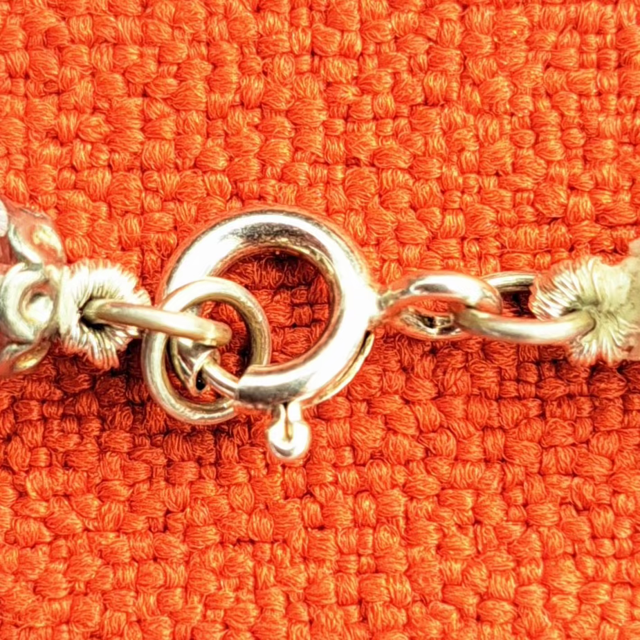 Ras-de-Cou à Perles de Verre Facettées et Fermoir Argenté