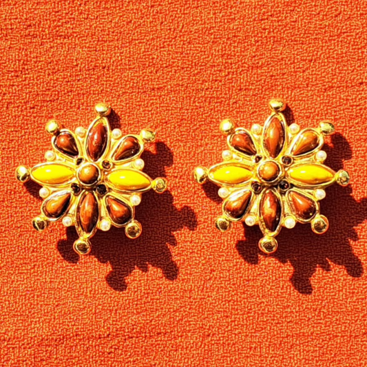 Clips d'Oreilles de Créateur Signés JACKY de G.